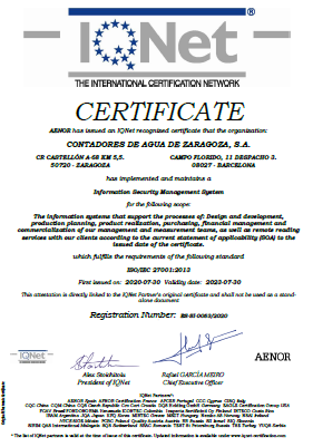 IQNet ISO 27001:2013